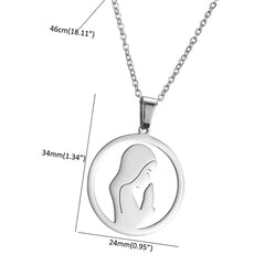 Nun Pendant Necklace