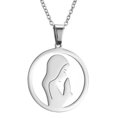 Nun Pendant Necklace