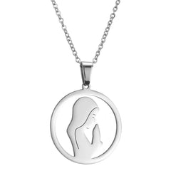 Nun Pendant Necklace
