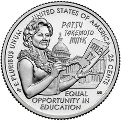 2024 Patsy Takemoto Mink Quarter P-D-S Quarter Set